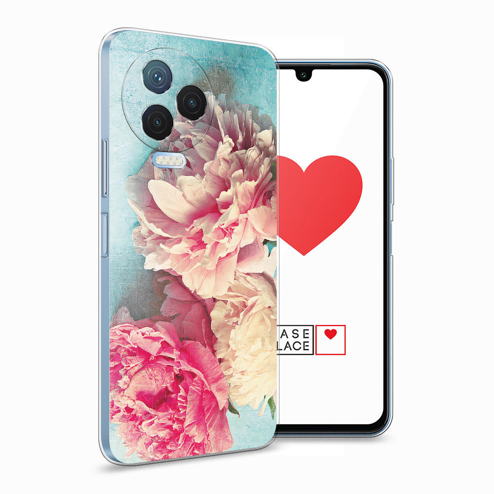 

Силиконовый чехол Awog "Пионы new" для Infinix Note 12 Pro 4G, Разноцветный, 3102250-8