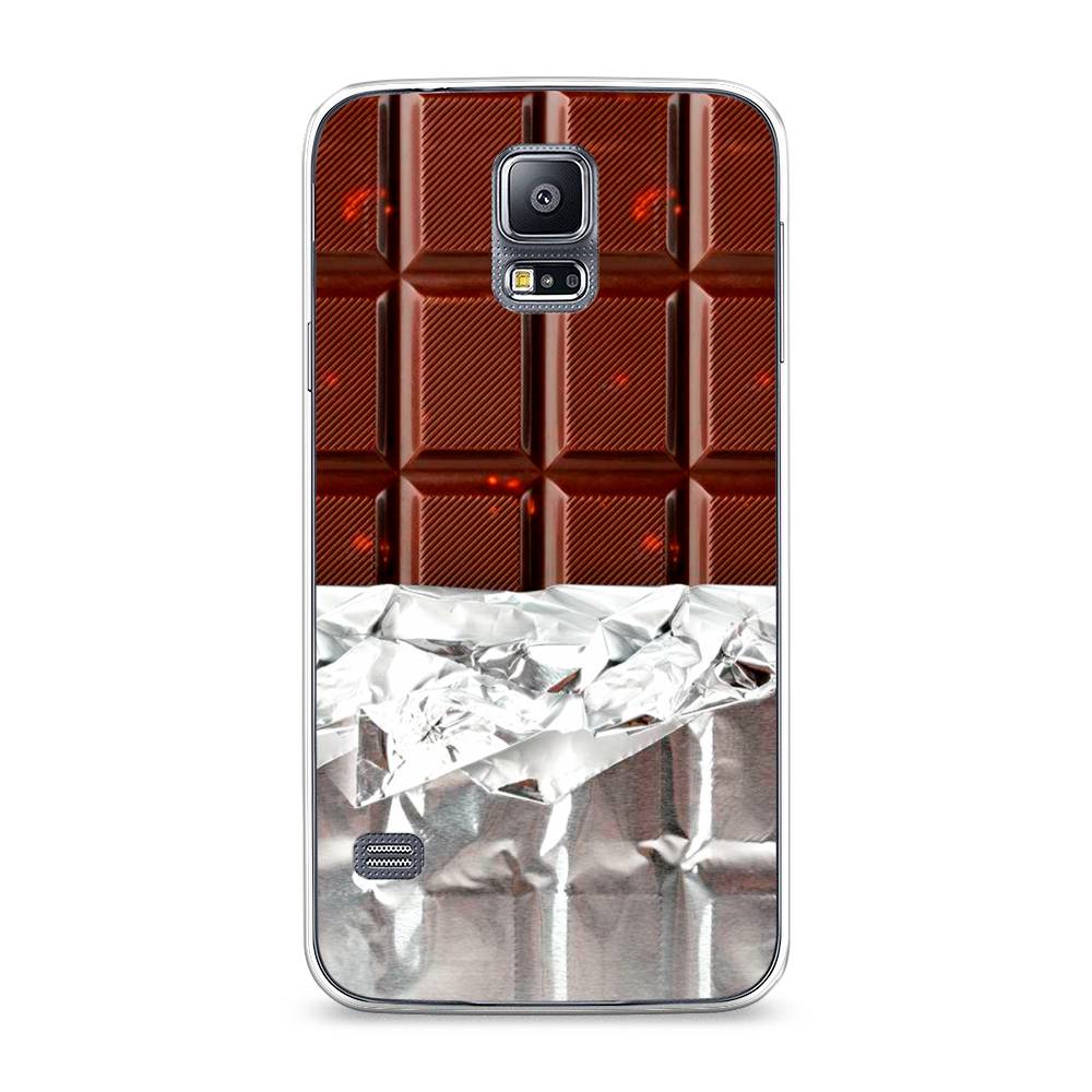 

Чехол на Samsung Galaxy S5 "Шоколад в обертке", Коричневый, 24150-6