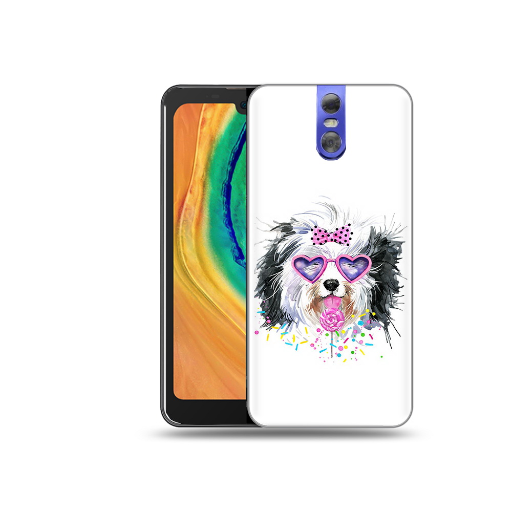 

Чехол MyPads Tocco для Doogee BL7000 пушистик, Прозрачный, Tocco