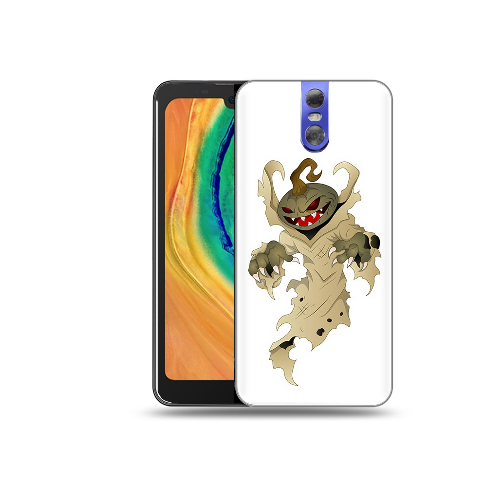 

Чехол MyPads Tocco для Doogee BL7000 призрак хэллоуина, Прозрачный, Tocco