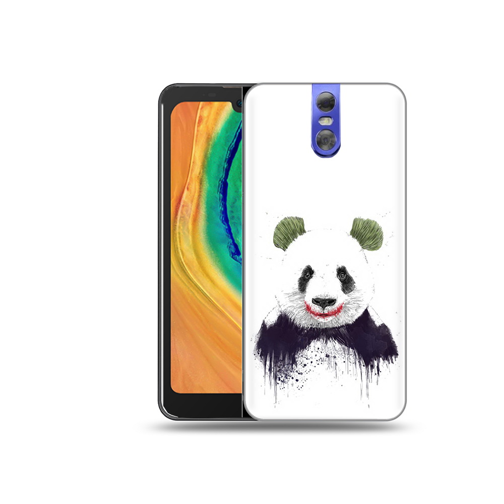 

Чехол MyPads Tocco для Doogee BL7000 панда джокер, Прозрачный, Tocco