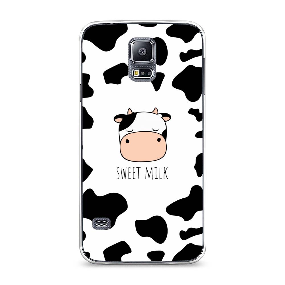 

Чехол на Samsung Galaxy S5 "Sweet milk", Розовый;белый;черный, 24150-1