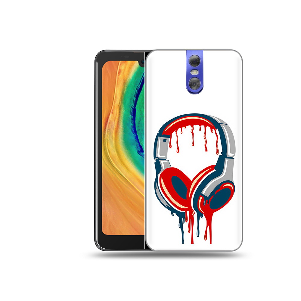 

Чехол MyPads Tocco для Doogee BL7000 не делай громко, Прозрачный, Tocco