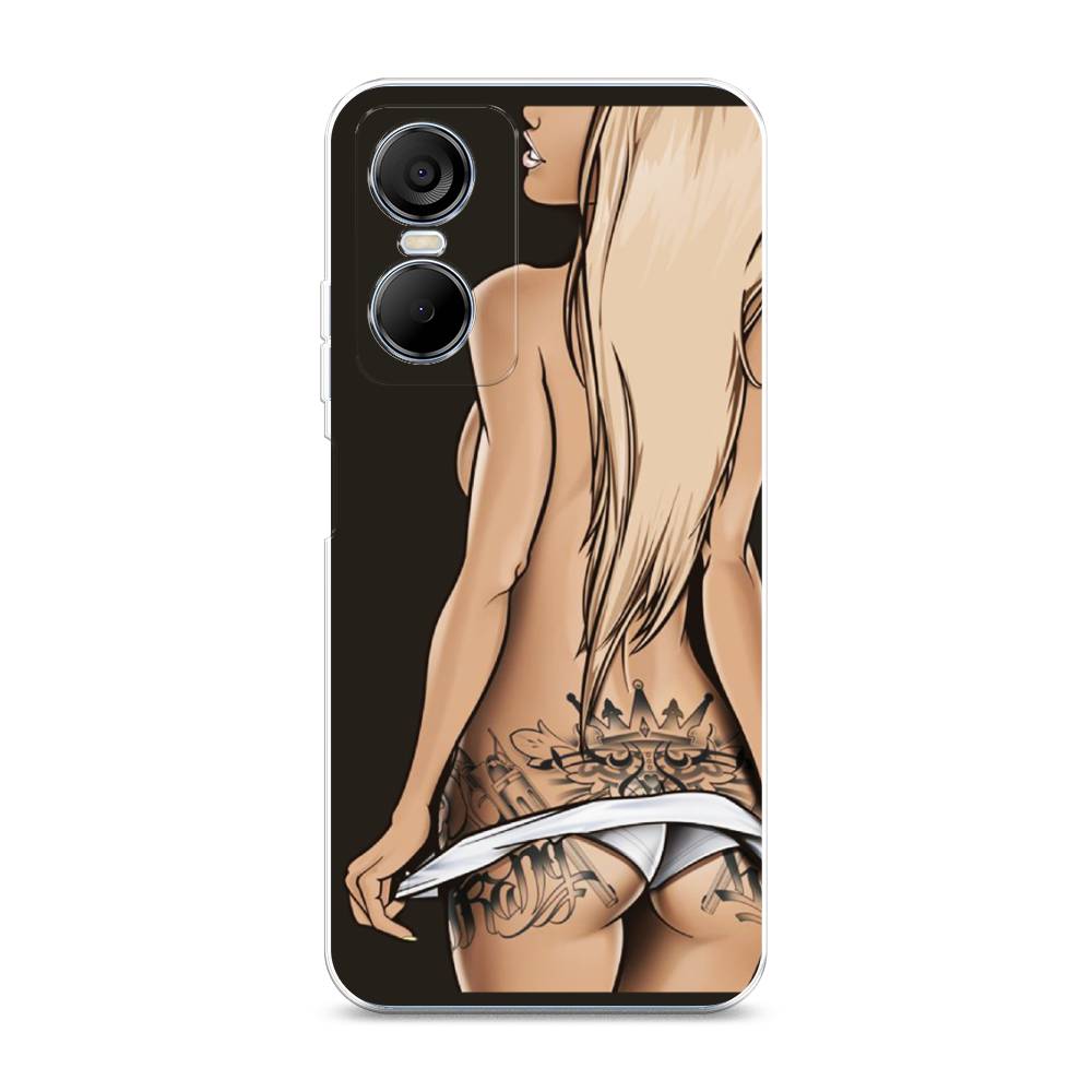 

Чехол на Tecno Pop 6 Pro "Обнаженная девушка", 302750-6