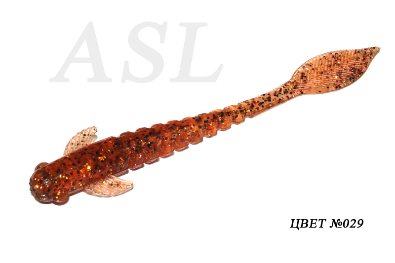 

Силиконовая приманка ASL Вьюн цв. 029 L-5см 10шт/уп, Вьюн