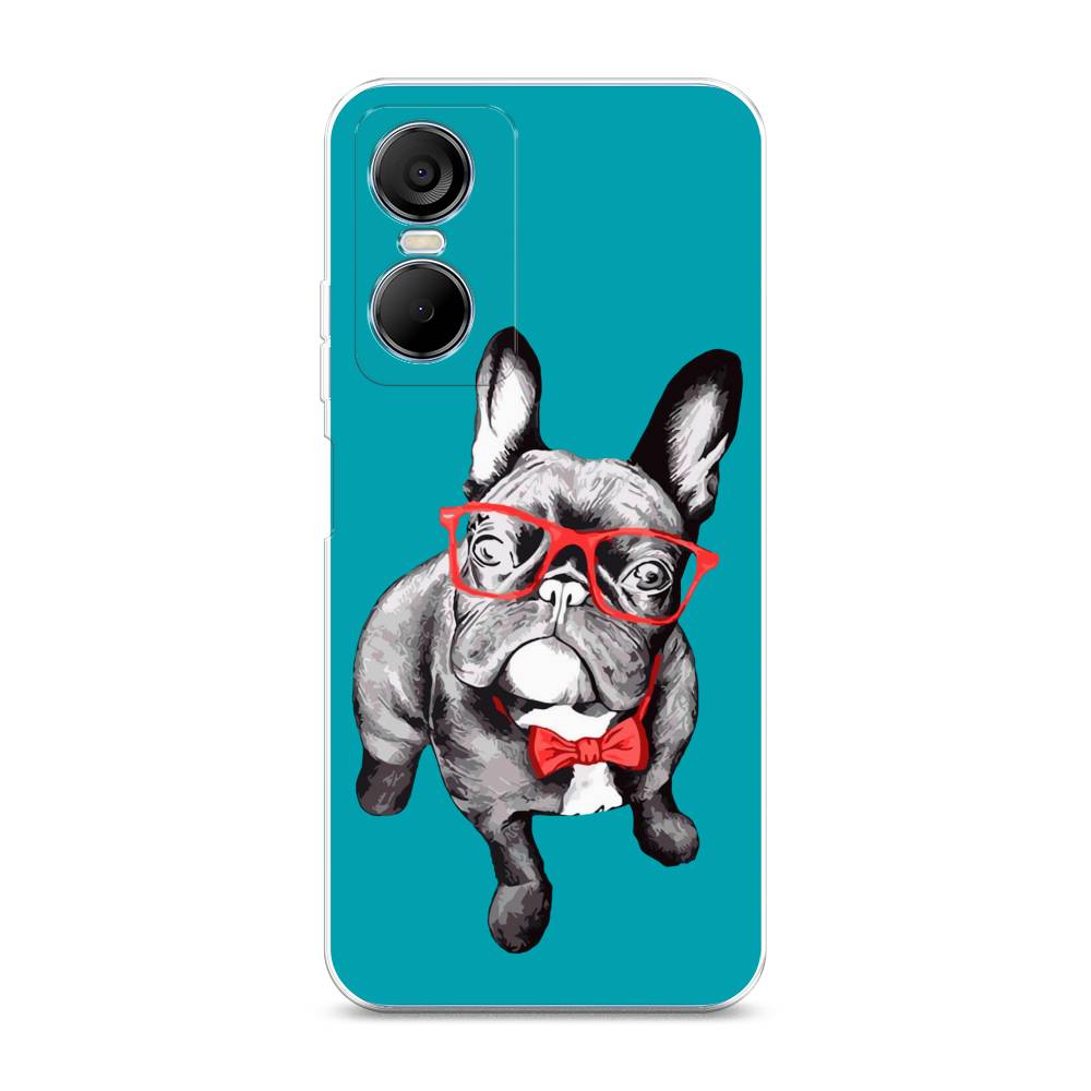 

Чехол на Tecno Pop 6 Pro "Французский бульдог", 302750-1