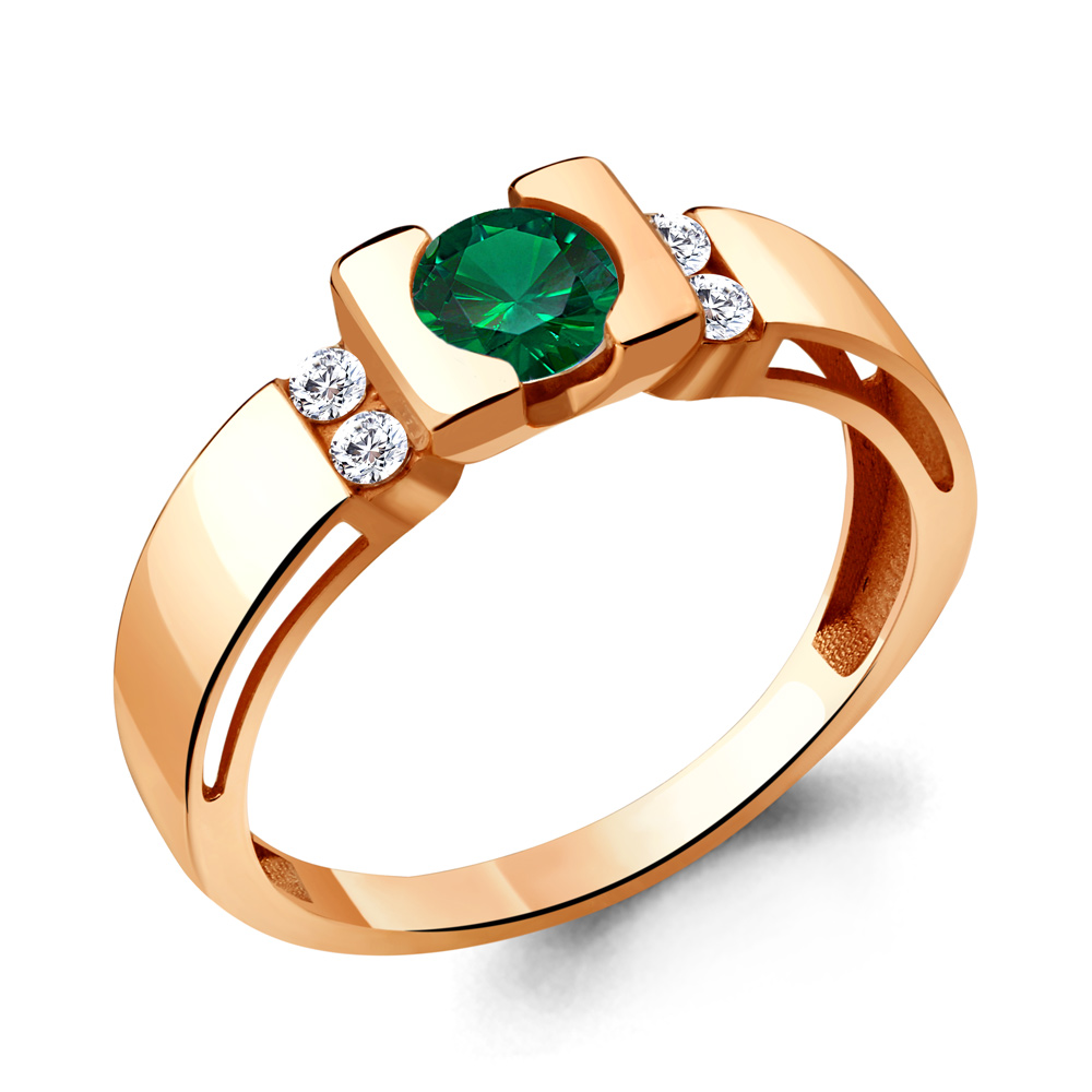 

Кольцо из серебра с фианитом Aquamarine Aquamarine 66646АГ_925_з р, 66646АГ_925_з