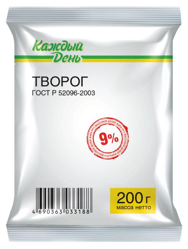 

Творог «Каждый день» 9% БЗМЖ, 180 г