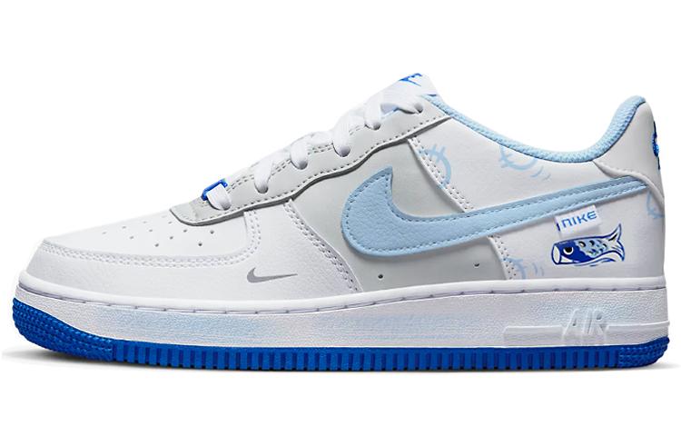 

Кеды унисекс Nike Air Force 1 Low GS белые 38.5 EU, Белый, Air Force 1 Low GS