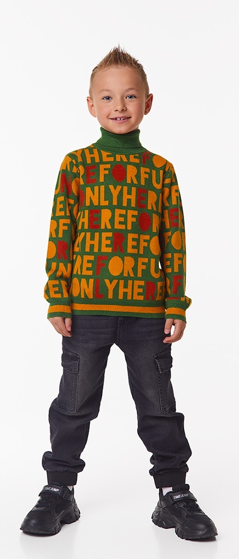 

Свитер детский Kari Kids AW24C36103516, хаки, 98, 234011
