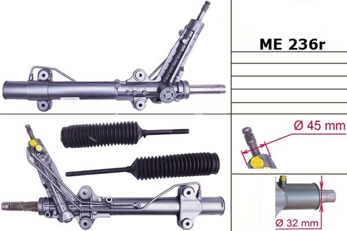 

Рулевая рейка TRW PSGME236R Mercedes Sprinter W901 , W902 , W903 , W904 1995-2006, PSGME236R