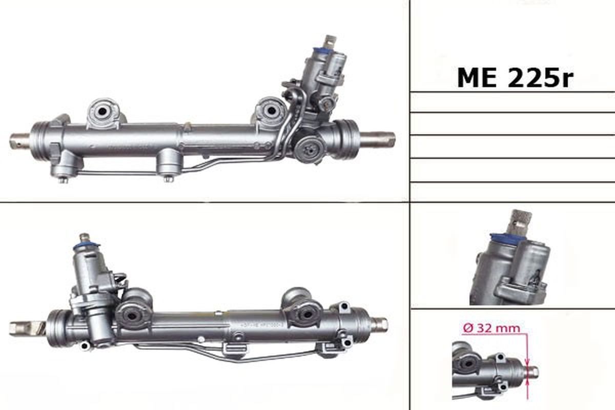 

Рулевая рейка ZF PSGME225R с ГУР для MERCEDES-BENZ SL (R230) 2009-2012, PSGME225R