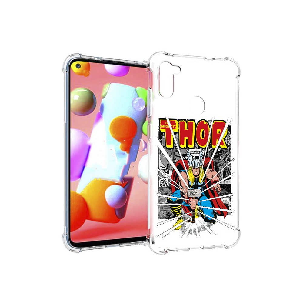 

Чехол MyPads Tocco для Samsung Galaxy M11 тор рисунок (PT147121.487.647), Прозрачный, Tocco
