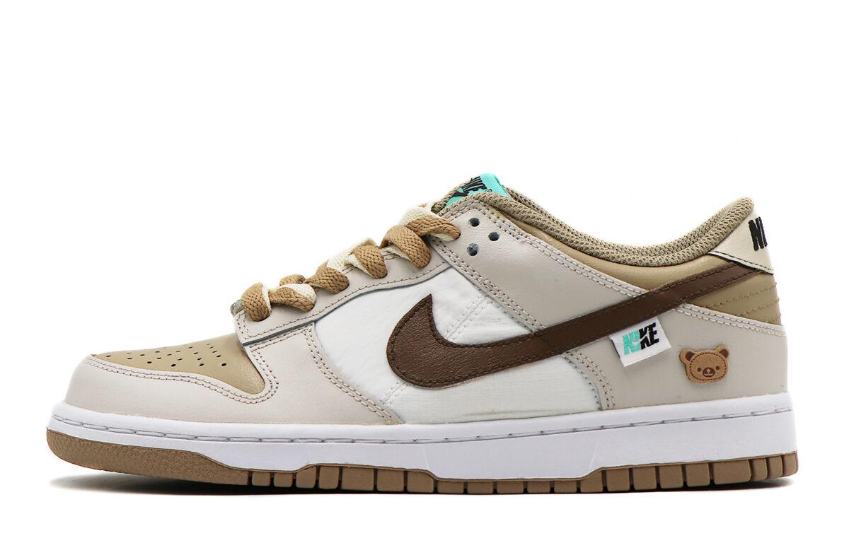 

Кеды унисекс Nike Dunk Low GS бежевые 40 EU, Бежевый, Dunk Low GS