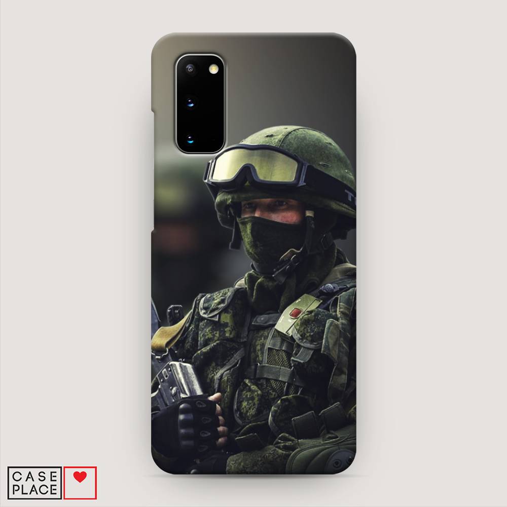 

Пластиковый чехол "Солдат" на Samsung Galaxy S20, 29220-4