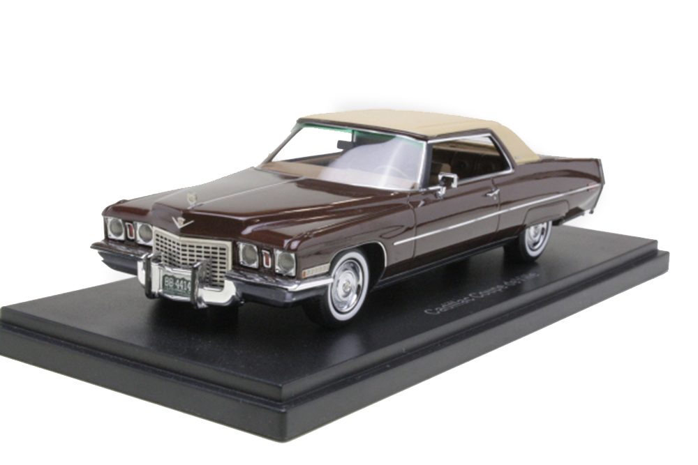 Модель коллекционная NEO Cadillac coupe de ville 1972 metallic brownbeige 20000₽