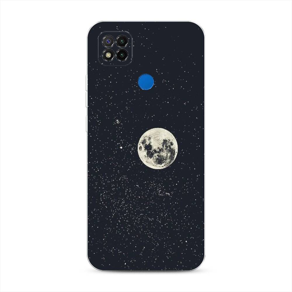 

Чехол на Xiaomi Redmi 9C "Полнолуние", Красный, 39050-2