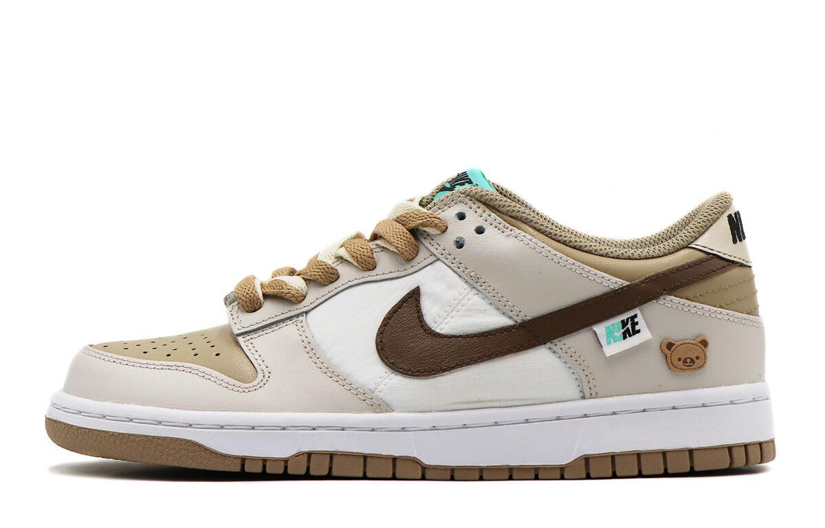 

Кеды унисекс Nike Dunk Low GS бежевые 36 EU, Бежевый, Dunk Low GS