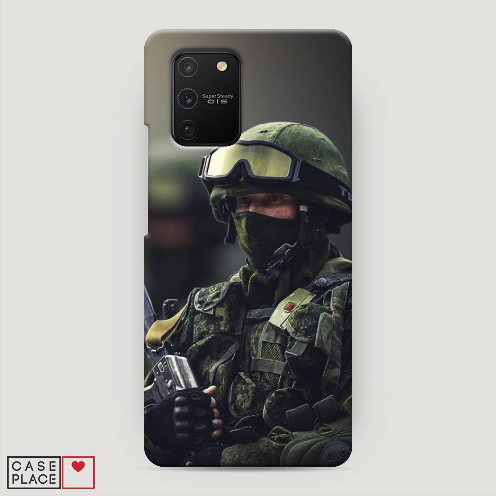 

Пластиковый чехол "Солдат" на Samsung Galaxy S10 Lite, 210020-4