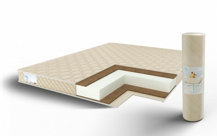

Матрас Comfort Line Double Cocos Roll Classic 175x180, Бежевый, Double Cocos Roll Classic
