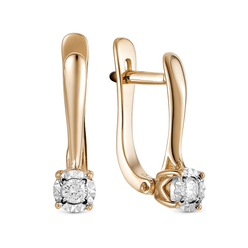 

Серьги из золота Vesna jewelry 21492-159-00-00, бриллиант, 21492-159-00-00