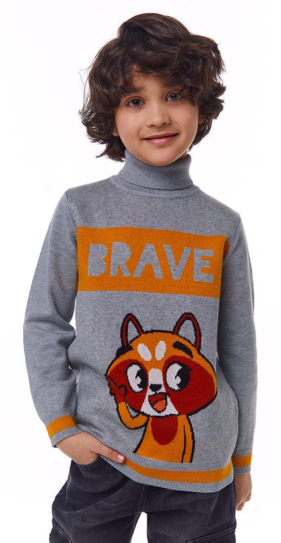 

Свитер детский Kari Kids AW24C36003516, темно-серый, 104, 234010