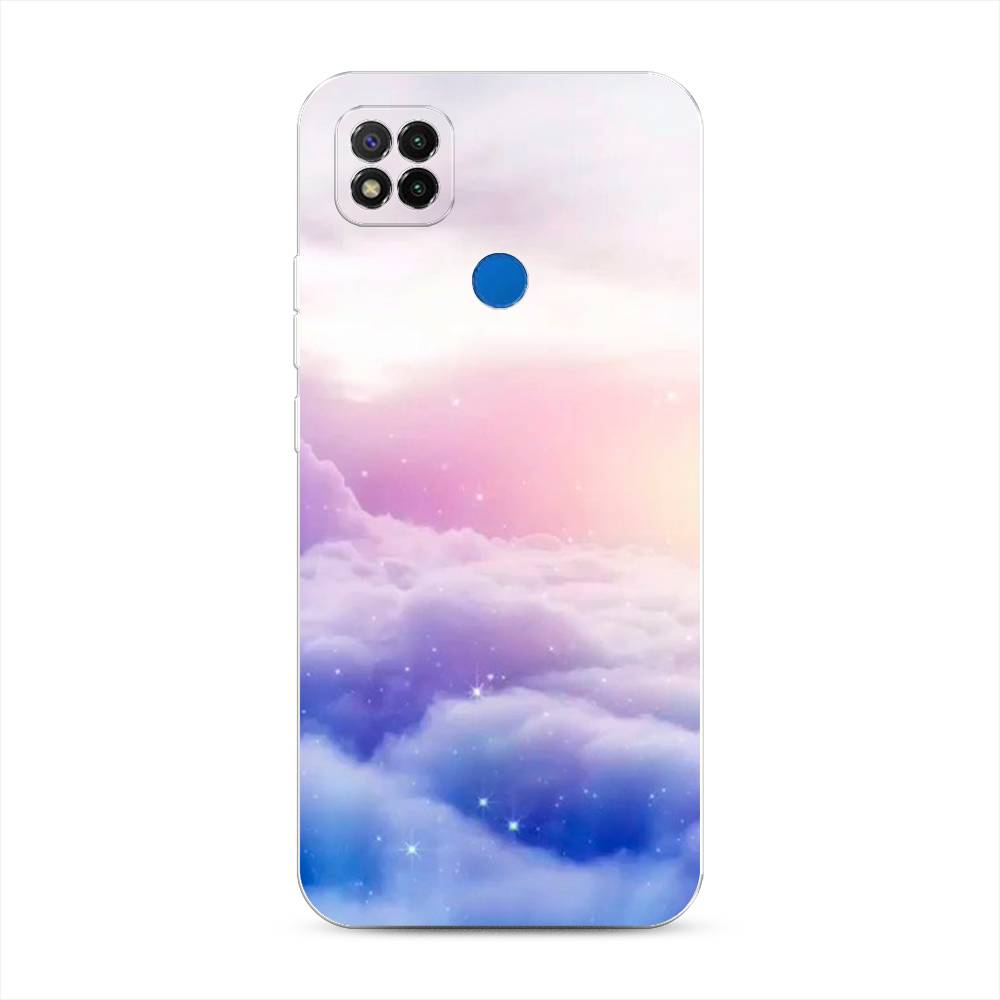

Чехол на Xiaomi Redmi 9C "Небеса", Голубой;белый;розовый, 39050-2
