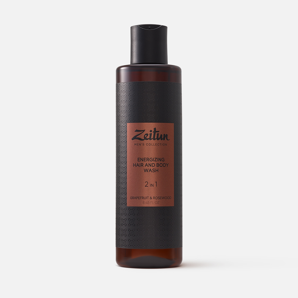 Шампунь Zeitun Grapefruit & Rosewood Energizing Hair and Body Wash 250 мл