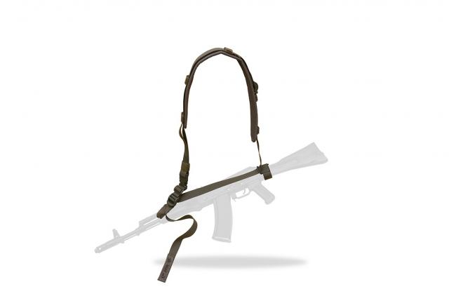 Оружейный ремень ДОЛГ-М3 (комплектация охотник, зеленый)