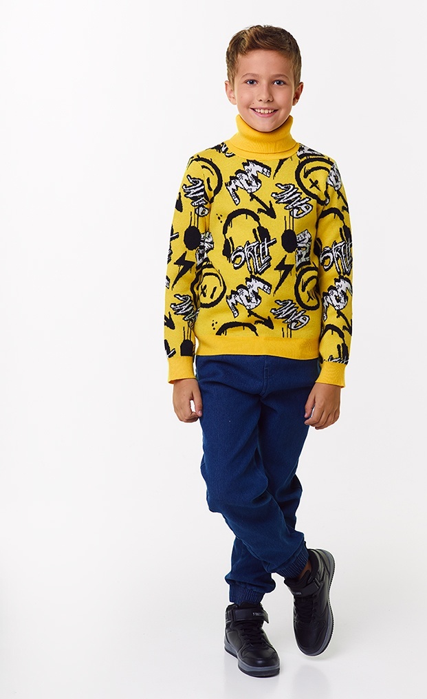 

Свитер детский Kari AW24C10503223, желтый, 134, 232733