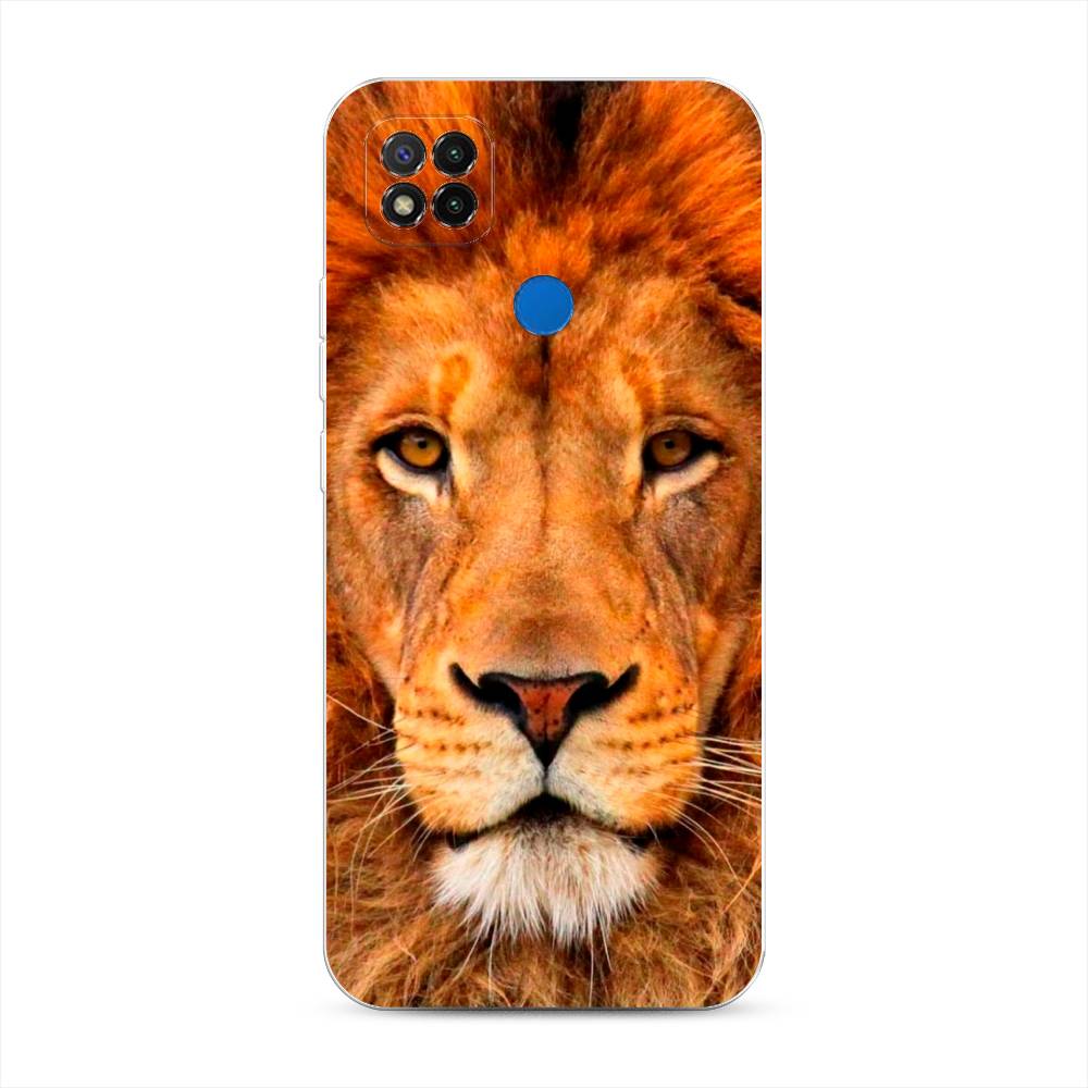 

Чехол на Xiaomi Redmi 9C "Благородный лев", Оранжевый, 39050-1
