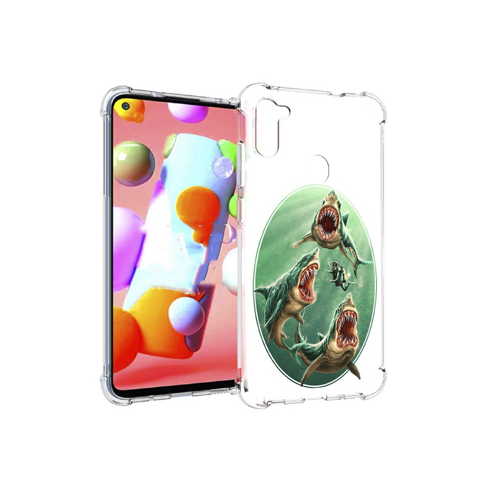 

Чехол MyPads Tocco для Samsung Galaxy M11 синяя бездна (PT147121.487.600), Прозрачный, Tocco