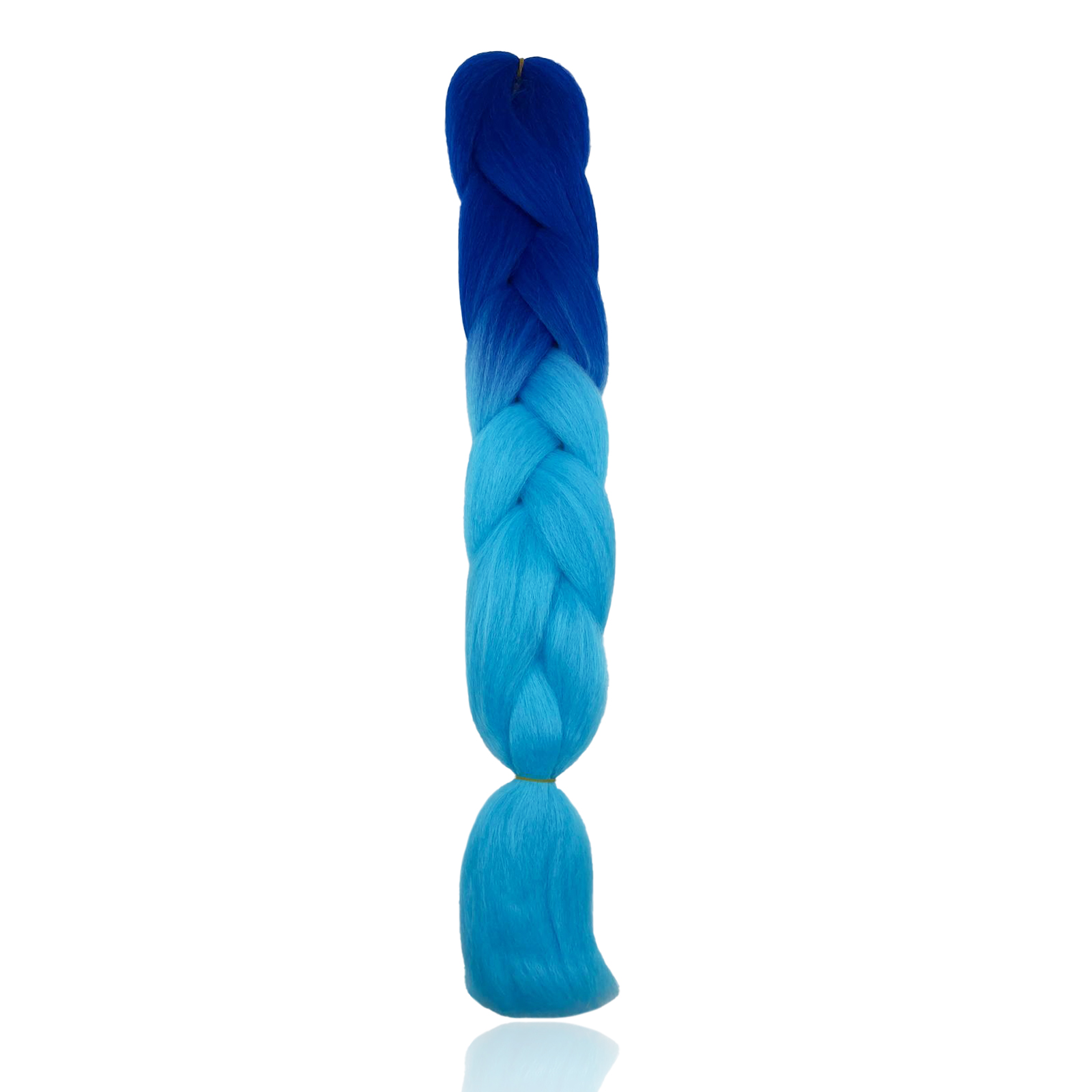 Канекалон Market toys lab накладные волосы для плетения кос, сине-голубой нить для плетения замшевая 2 5 мм 5 ± 0 1 м