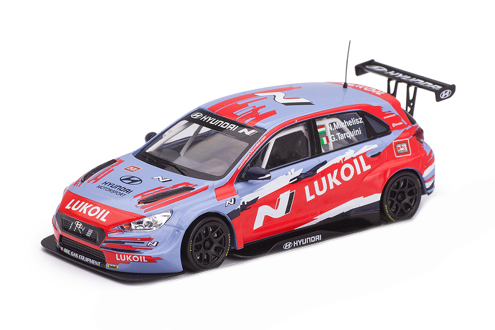 Hyundai I30 n tcr 2022 g.tarquini/n.michelisz lukoil racing team / хюндай АЙ30 лукойл рейс