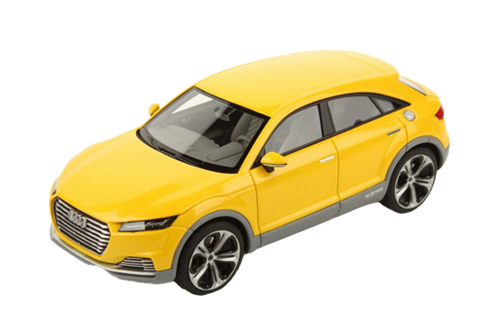 Модель коллекционная LOOKSMART Audi tt offroad concept 2015 metallic yellow