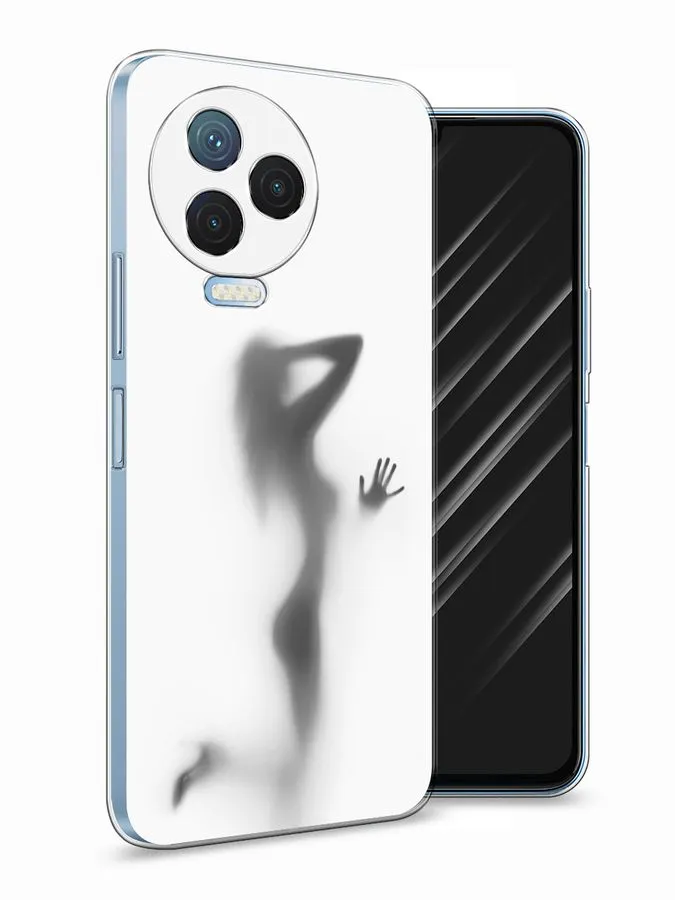 

Силиконовый чехол Awog "Стекло в душе" для Infinix Note 12 Pro 4G, Белый, 3102250-7