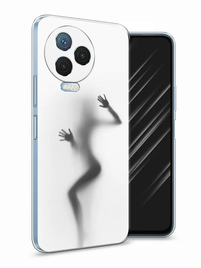 

Силиконовый чехол Awog "Девушка в душе" для Infinix Note 12 Pro 4G, Белый, 3102250-7