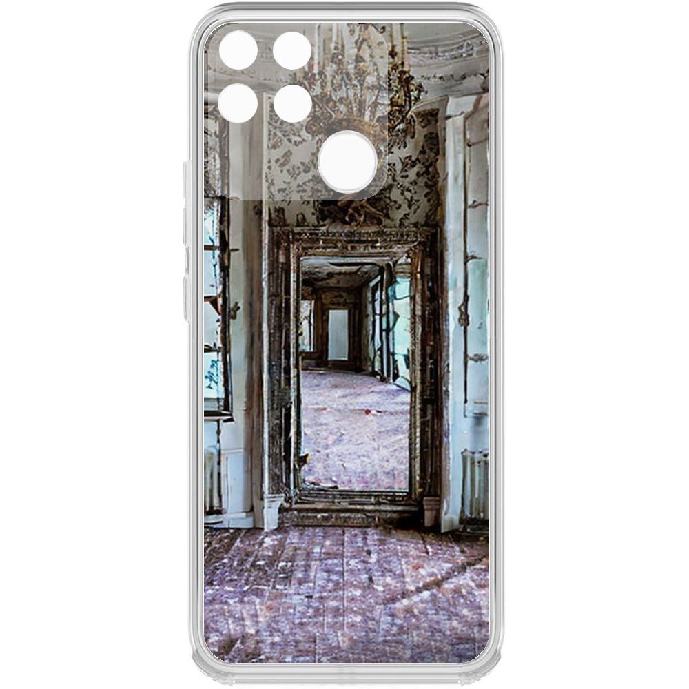 

Чехол-накладка Krutoff Clear Case Заброшенный особняк для Realme Narzo 50A
