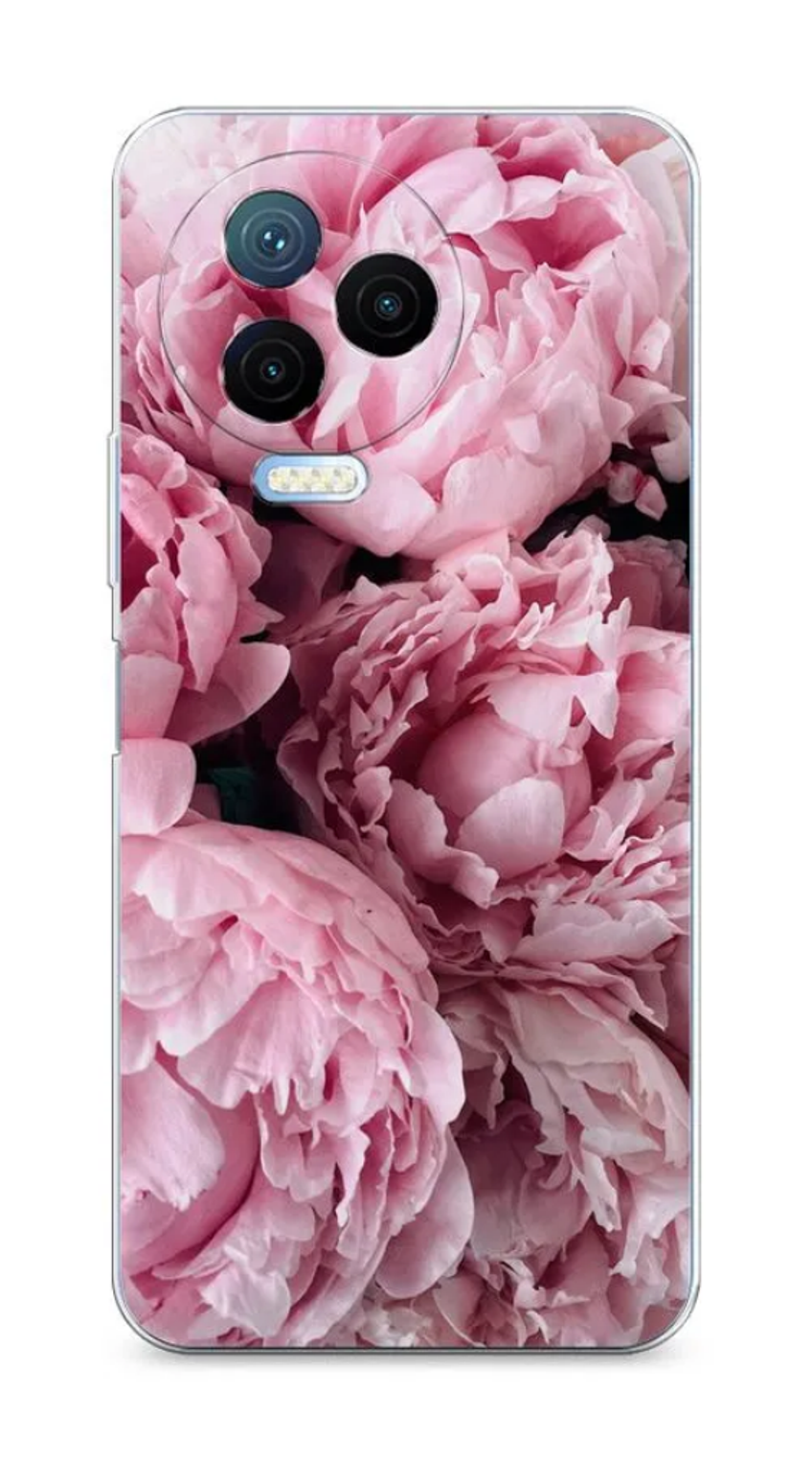 

Силиконовый чехол Awog "Нежные пионы" для Infinix Note 12 Pro 4G, Разноцветный, 3102250-8