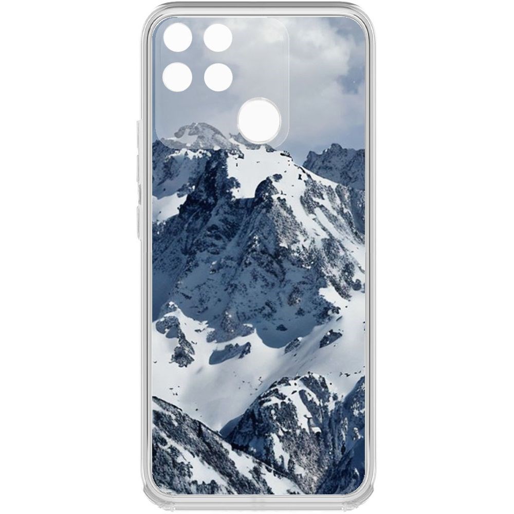

Чехол-накладка Krutoff Clear Case Горы для Realme Narzo 50A