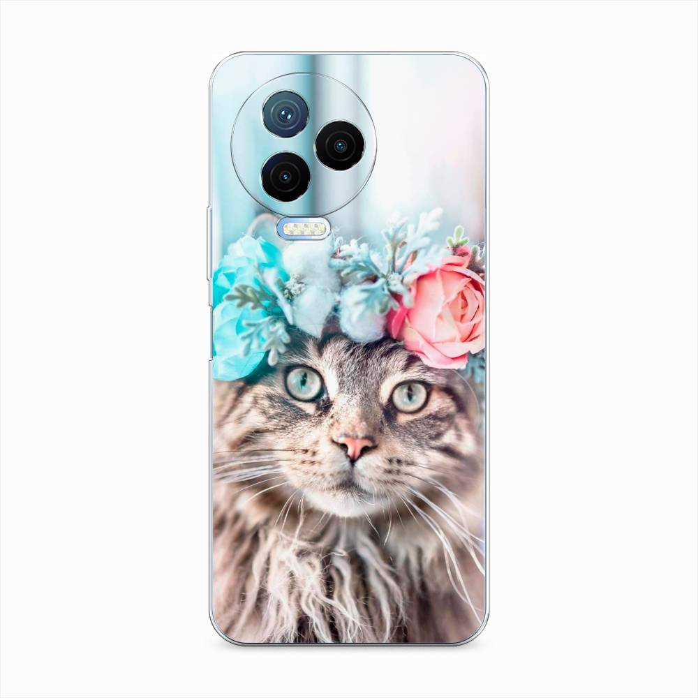 

Чехол Awog на Infinix Note 12 Pro 4G "Кот в венке", 3102250-2