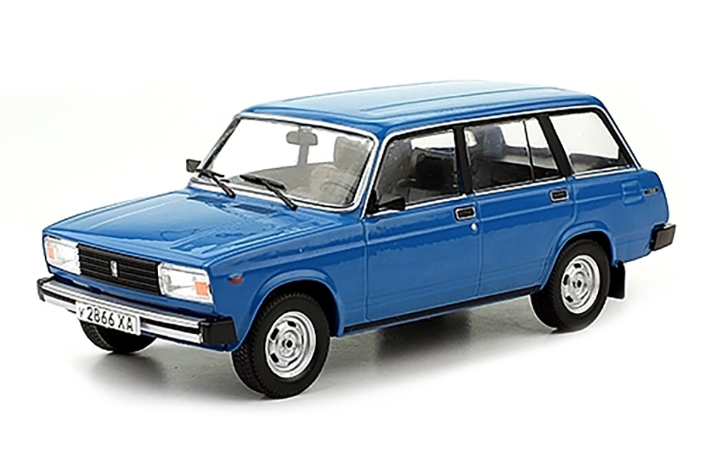 

Волжский автомобиль 2104 lada 1990 синий (легендарные советские автомобили #40)