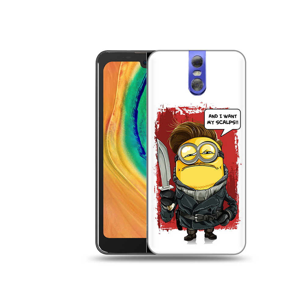 

Чехол MyPads Tocco для Doogee BL7000 миньон убийца, Прозрачный, Tocco