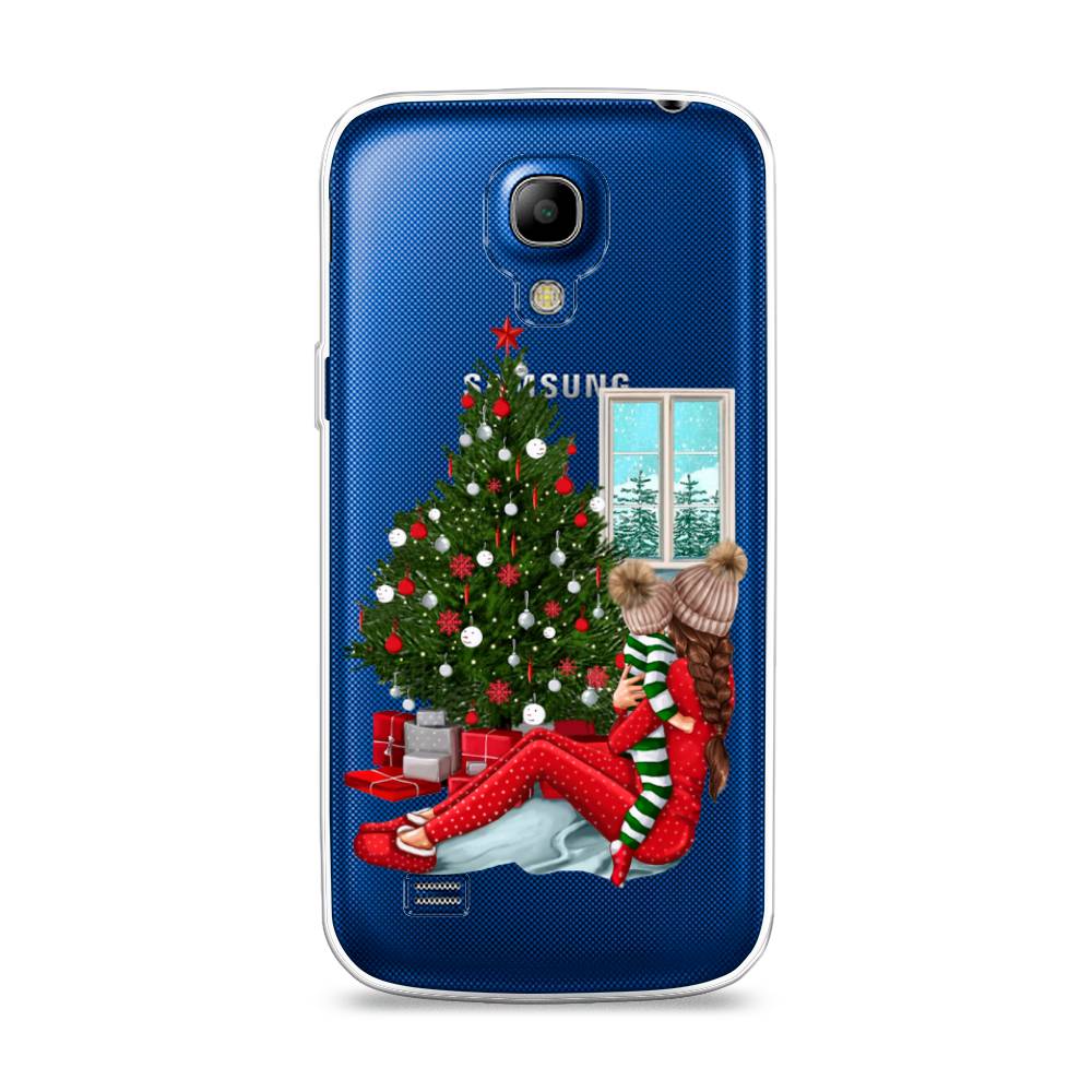

Чехол на Samsung Galaxy S4 mini "Новый год с мамой", Красный;зеленый;голубой, 24050-6