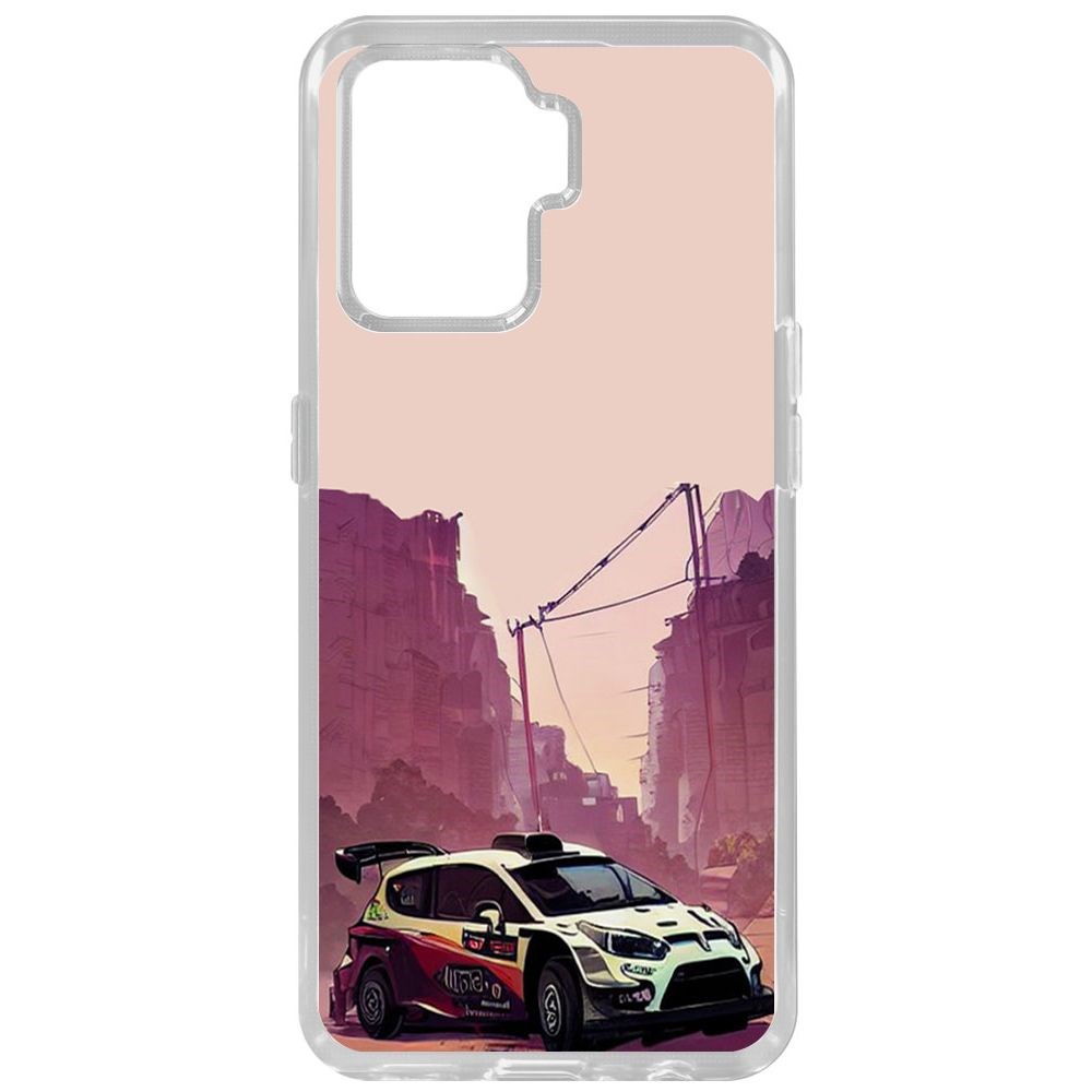

Чехол-накладка Krutoff Clear Case Гоночный каньон для Oppo Reno5 Lite, Прозрачный