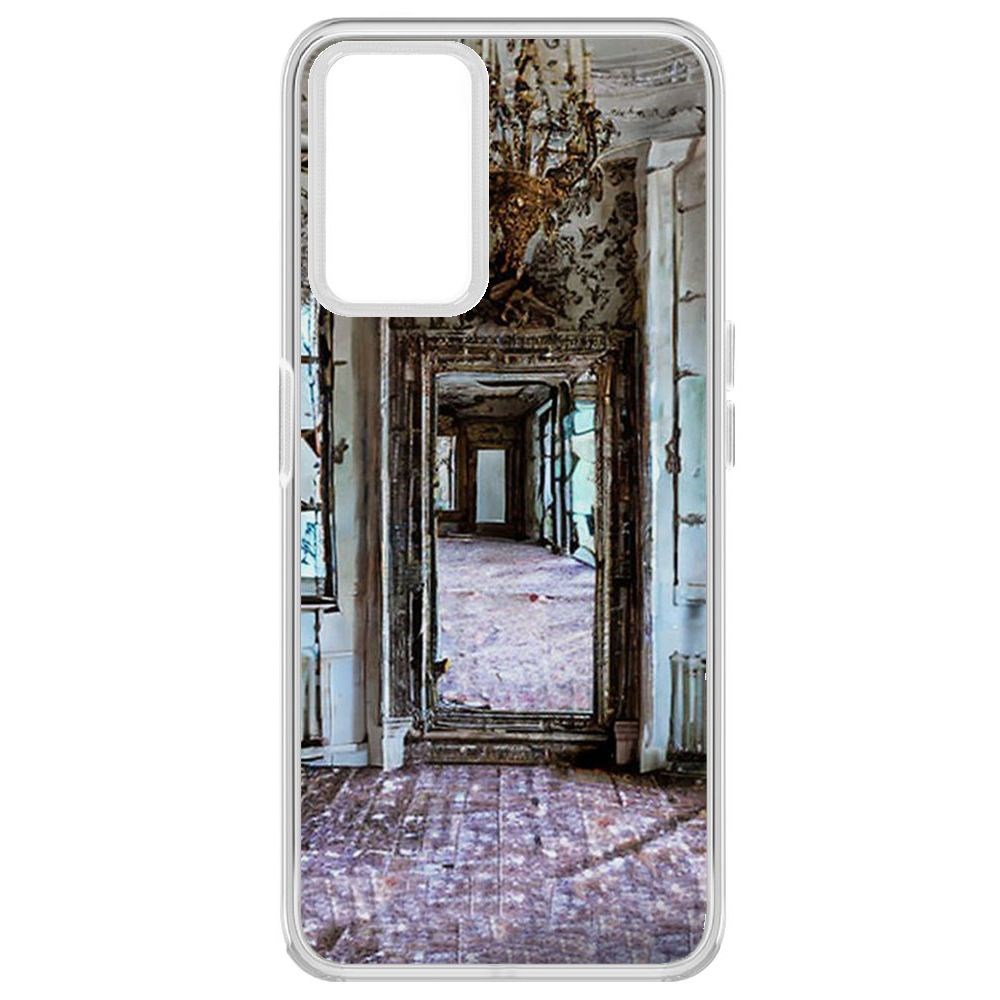 

Чехол-накладка Krutoff Clear Case Заброшенный особняк для Realme 9i, Прозрачный