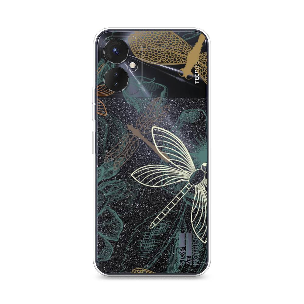 

Чехол Awog на Tecno Spark 9 Pro "Тени стрекоз", 301950-8