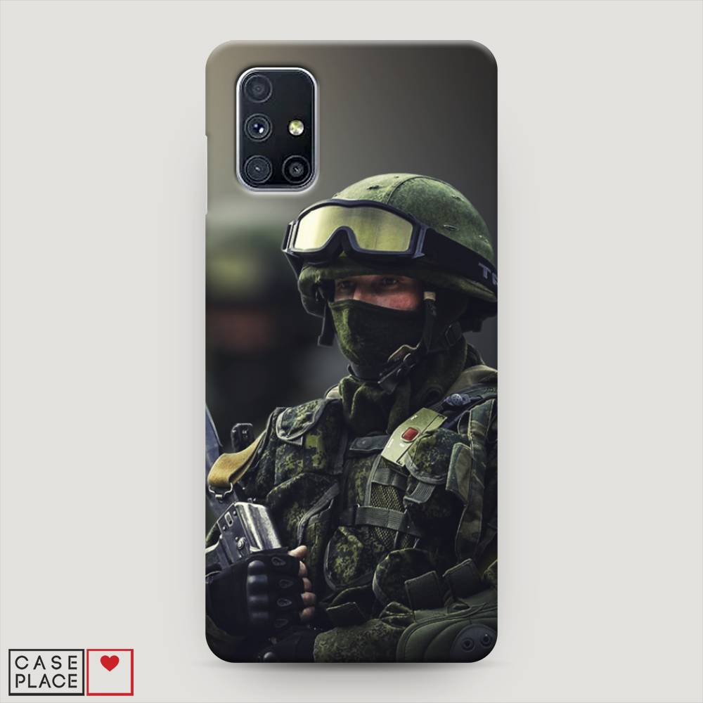 

Пластиковый чехол "Солдат" на Samsung Galaxy M51, 2101520-4