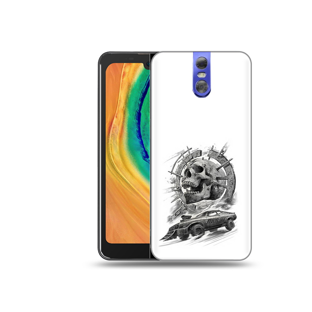 

Чехол MyPads Tocco для Doogee BL7000 мед макс, Прозрачный, Tocco