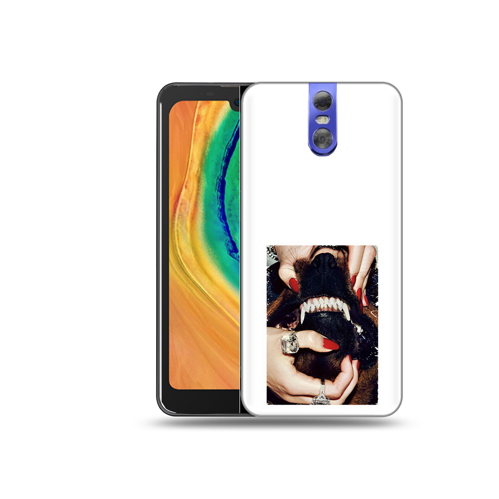 

Чехол MyPads Tocco для Doogee BL7000 маникюр, Прозрачный, Tocco